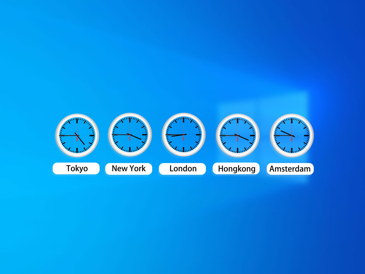 윈도우10 시계 해외 세계 시간 표시하기 - 익스트림 매뉴얼