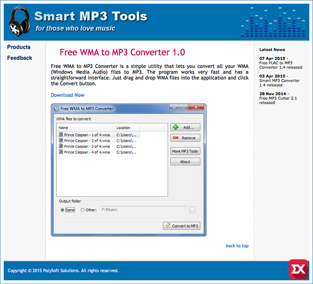 Free WMA to MP3 Converter tutorial 01