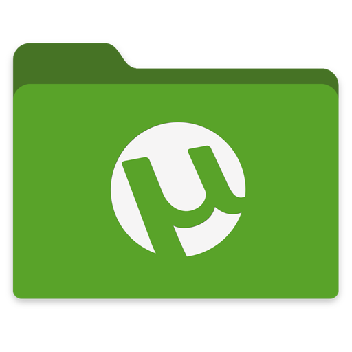 uTorrent folder icon title