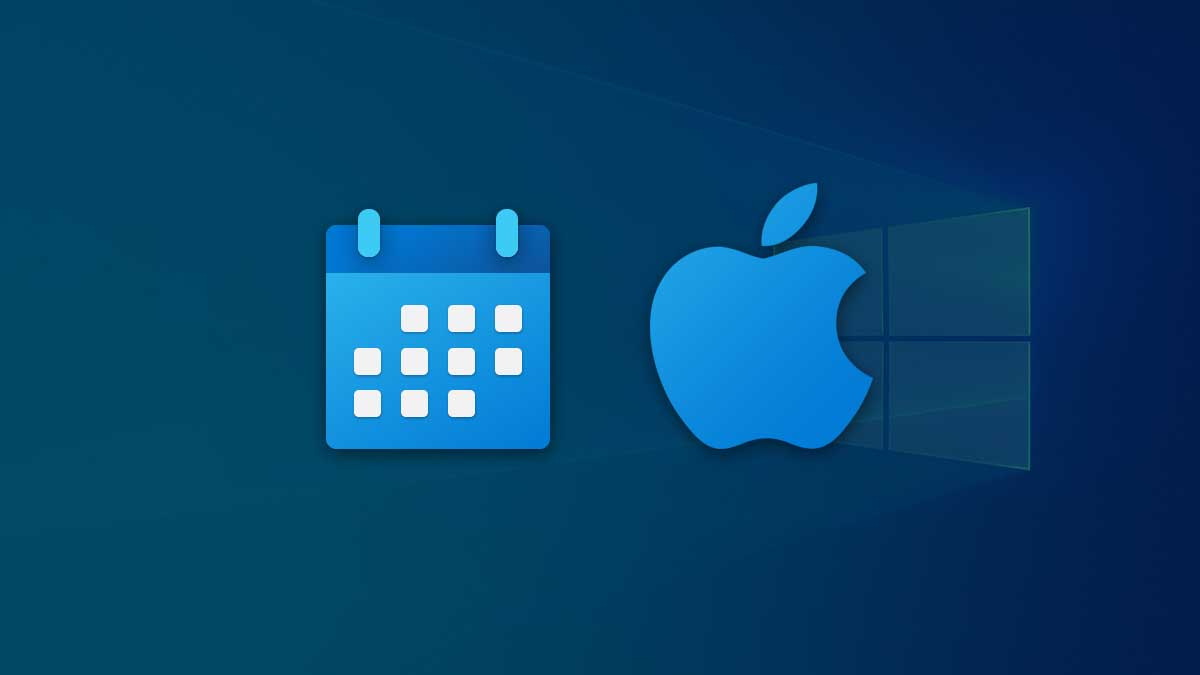 How To Sync Windows 10 Calendar App With Icloud Title