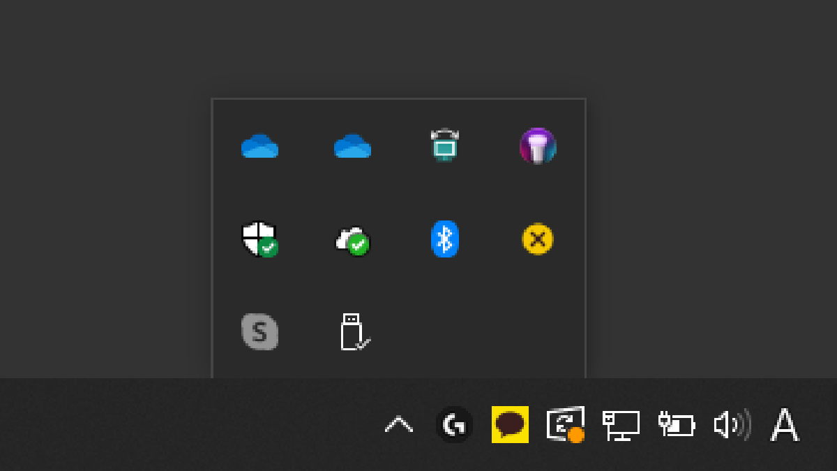 How To Set Windows 10 Taskbar Hidden Icons Title