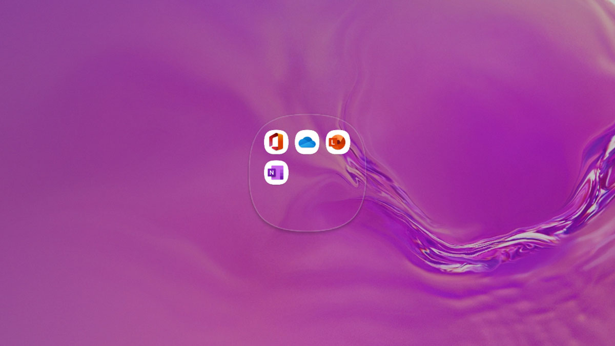 How To Change The Icon Folder Background To Be Transparent On Galaxy S10 Title