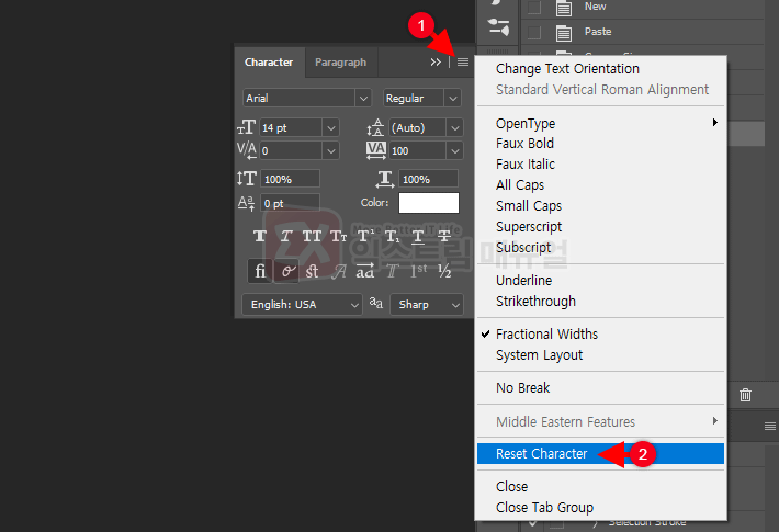 How To Add And Apply Photoshop Fonts 4